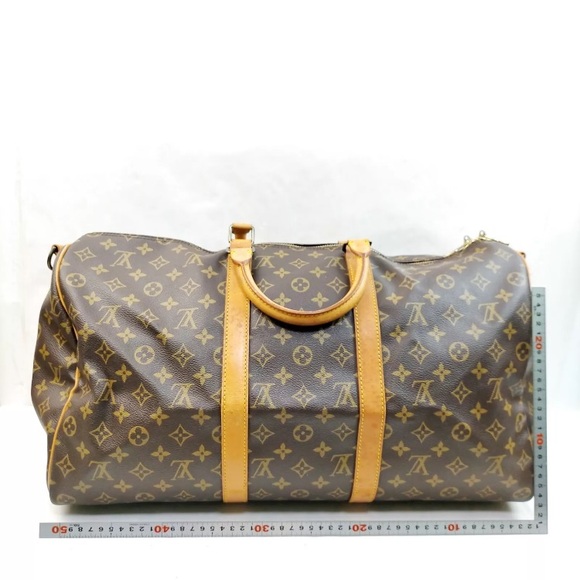 Louis Vuitton LV Boston Bag  Keepall Bandouliere 50 Brown Monogram - Picture 2 of 10